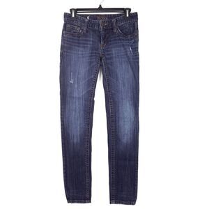 Decree Stretch Dark Wash Low Rise Skinny Denim Jeans Size 5